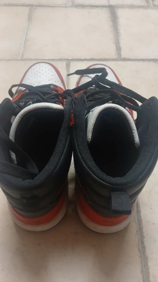Sneakers Puma alte rosse e bianche