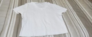 Camiseta blanca corta