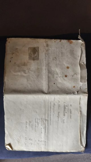 Manuscrito Imperial Auténtico Siglo XIX