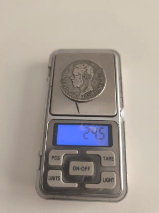 Lote 9 Monedas Españolas de Plata.