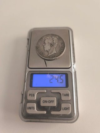 Lote 9 Monedas Españolas de Plata.