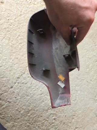 Carcasa Retrovisor derecho Renault Megane 2 Roja/