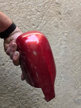 Carcasa Retrovisor derecho Renault Megane 2 Roja/