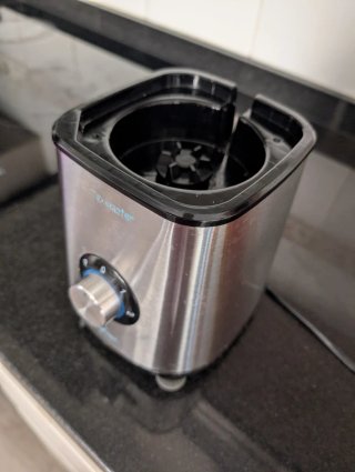 Licuadora con vaso de vidrio