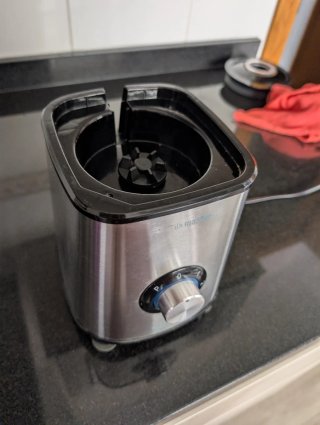 Licuadora con vaso de vidrio