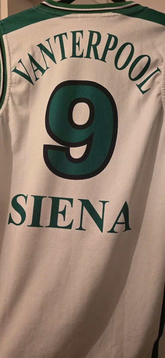 Camiseta Montepaschi Siena 9 David Vanterpool