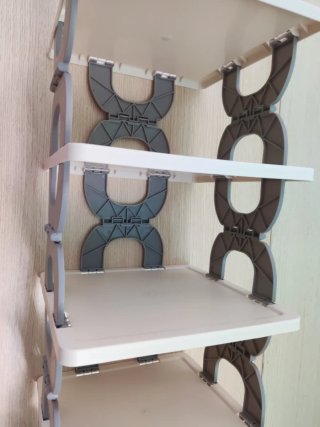 Zapatero Plegable Ikea Beige/Gris