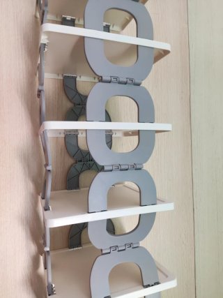 Zapatero Plegable Ikea Beige/Gris
