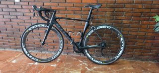 Bicicleta de carretera carbono Btwin 740 match