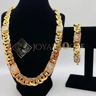 Pulsera Cartier Versace Bicolor 15mm 18K