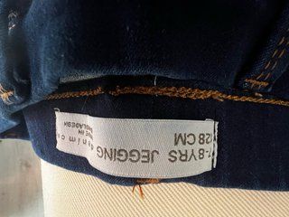Leggings niña 7-8 años azul