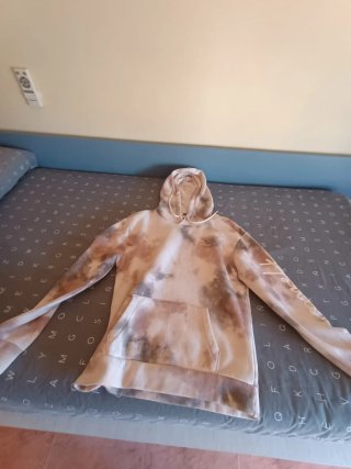 Sudadera Hollister Tie-Dye Azul y Gris
