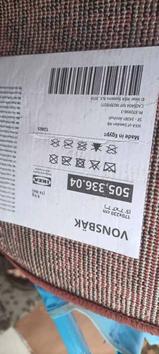 Alfombra Ikea diseño vintage