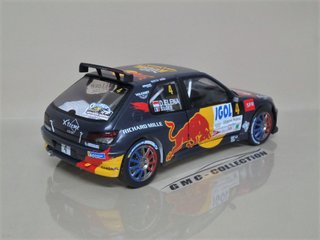Peugeot 306 Maxi Red-Bull Loeb-Alena Solido 1/18