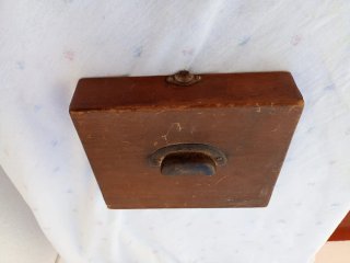 Radiola AC amplificador tapa del cofre y chapa