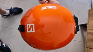 Casco Salomon Naranja
