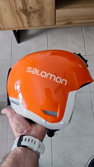 Casco Salomon Naranja