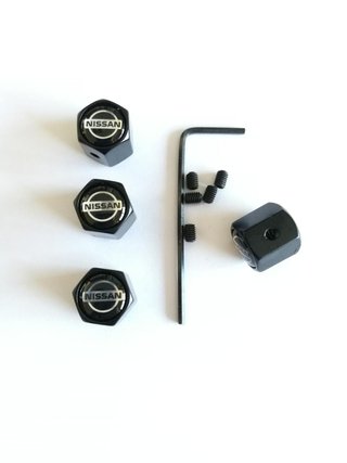 TAPONES ANTIRROBO VALVULAS NISSAN NEGROS