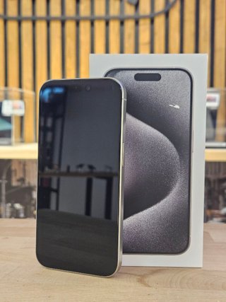 IPHONE 15 PRO 128GB BLANCO 91% BATERÍA - 294 CICLO