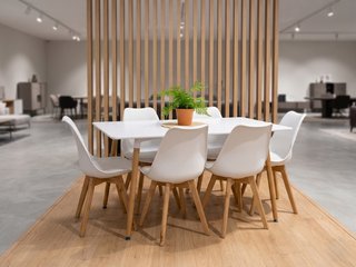 Mesa comedor  blanca con 6 sillas ENVIO GRATIS
