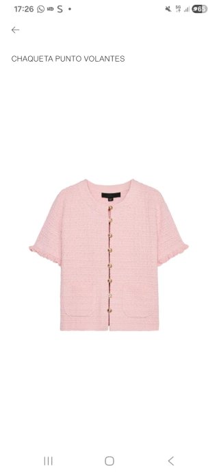 Conjunto de punto rosa