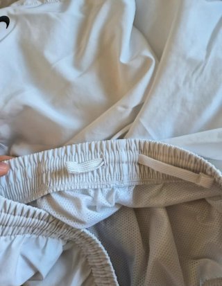 Pantalón corto Nike blanco talla M