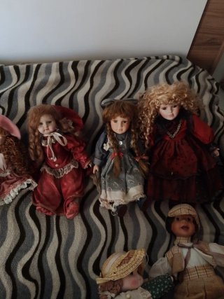 Muñecos de porcelana vintage