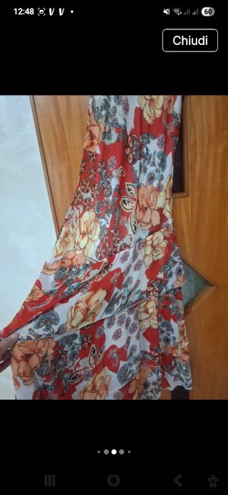 Abito estivo vintage floreale