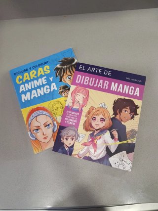 Pack 2 libros tutorial para dibujar Manga.