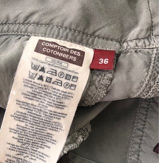 Pantalón cargo verde Comptoir des Cotonniers