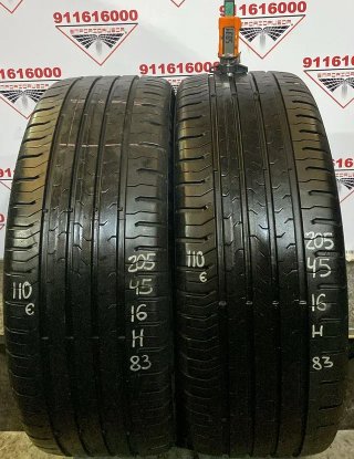 205 45 16 H CONTINENTAL RUEDA AL 90% VIDA UTIL