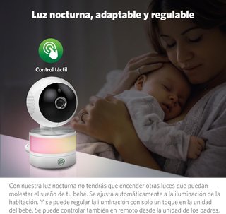 LeapFrog vigilabebés cámara bebé HD 360°