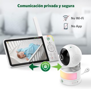 LeapFrog vigilabebés cámara bebé HD 360°