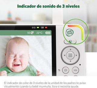 LeapFrog vigilabebés cámara bebé HD 360°