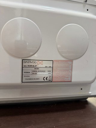 Microondas Daewoo Blanco
