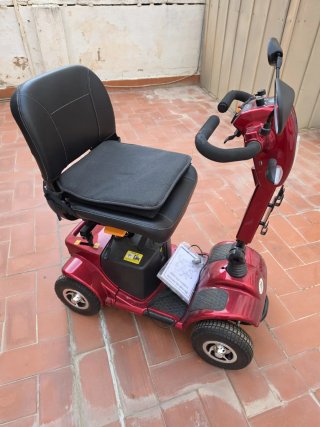 Scooter movilidad reducida Libercar rojo