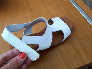 Sandalias piel Oh My Sandals tacón bajo 5 cm piel