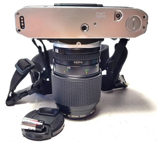 Canon AE-1 Program + Lente Canon FD f=100mm /1:4