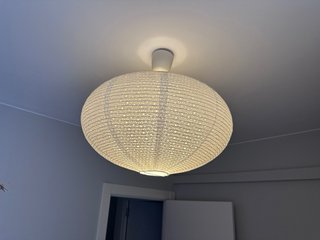 Lámpara colgante Ikea blanca