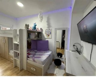 Cama tren infantil con armario