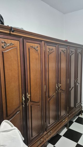Armario 6 puertas madera