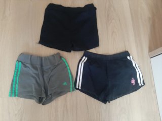 Lote 3 Pantalones Cortos Adidas Talla S