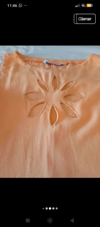 Vestido de verano naranja