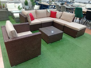 Conjunto Muebles Terraza Exterior Ratán
