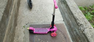 Patinete infantil 3 ruedas rosa