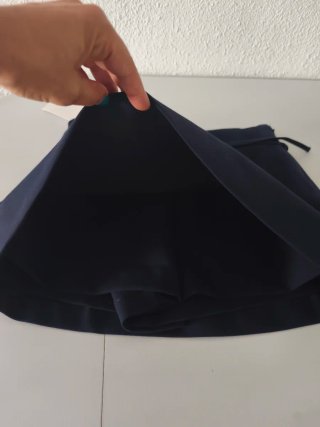 Falda pantalón Zara azul