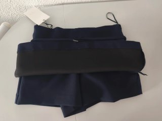Falda pantalón Zara azul
