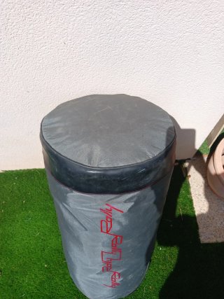 Petate Rally Gris y Rojo