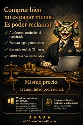 PC Gaming GTX 1060 6GB, 32GB, 12 Cores, Garantía