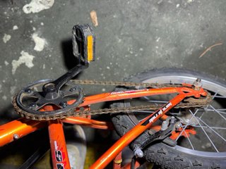 Bicicleta infantil Boomerang 16 naranja